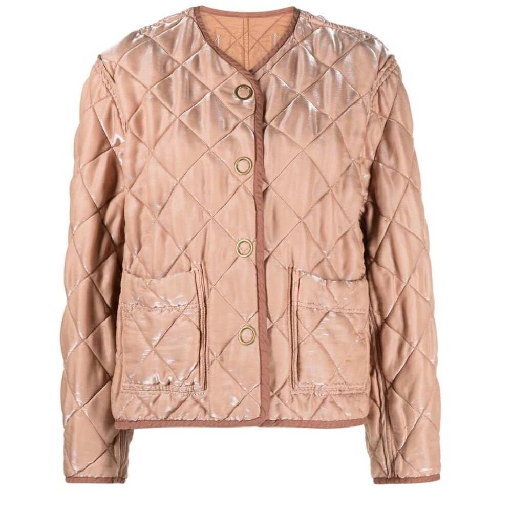 Forte_forte Reversible Quilted Satin Jacket - Picture 2 of 16